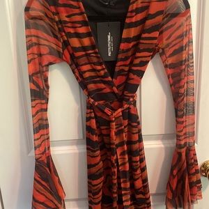 Pretty little thing tiger dress